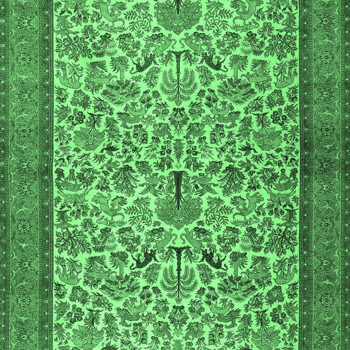 Persian Emerald Green Traditional Rug, tr2634emgrn