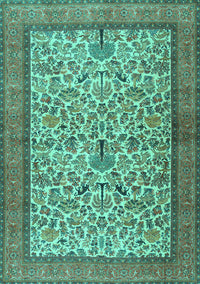 Persian Turquoise Traditional Rug, tr2634turq