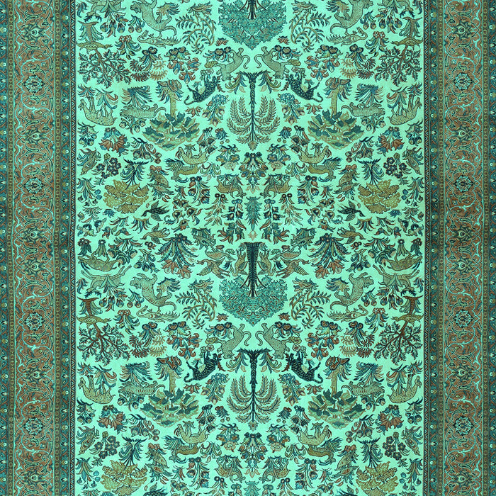 Persian Turquoise Traditional Rug, tr2634turq