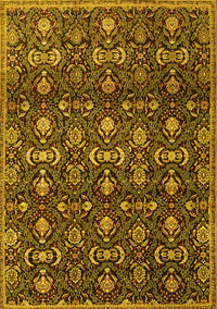 Persian Yellow Traditional Rug, tr2635yw
