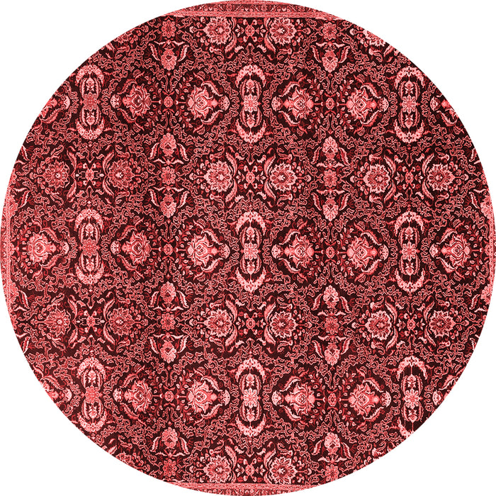 Machine Washable Persian Red Traditional Rug, wshtr2635red