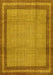 Persian Yellow Traditional Rug, tr2636yw
