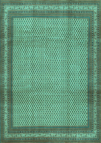 Persian Turquoise Traditional Rug, tr2636turq