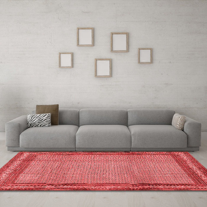 Traditional Red Washable Rugs