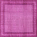 Square Persian Pink Traditional Rug, tr2636pnk