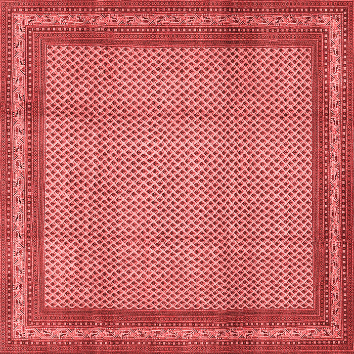 Machine Washable Persian Red Traditional Rug, wshtr2636red