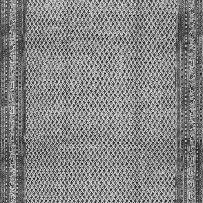 Serging Thickness of Machine Washable Persian Gray Traditional Rug, wshtr2636gry