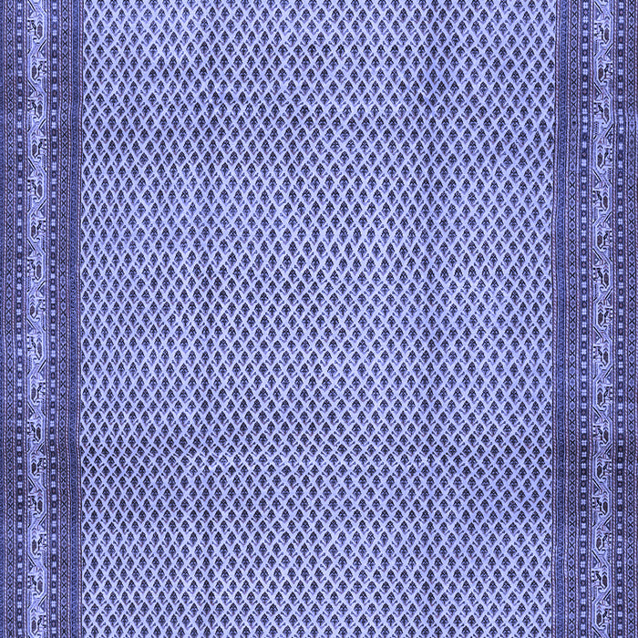 Machine Washable Persian Blue Traditional Rug, wshtr2636blu