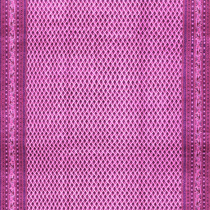 Machine Washable Persian Pink Traditional Rug, wshtr2636pnk
