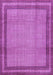 Machine Washable Persian Purple Traditional Area Rugs, wshtr2636pur