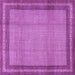 Square Persian Purple Traditional Rug, tr2636pur
