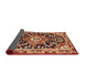 Sideview of Traditional Sand Brown Persian Rug, tr2637