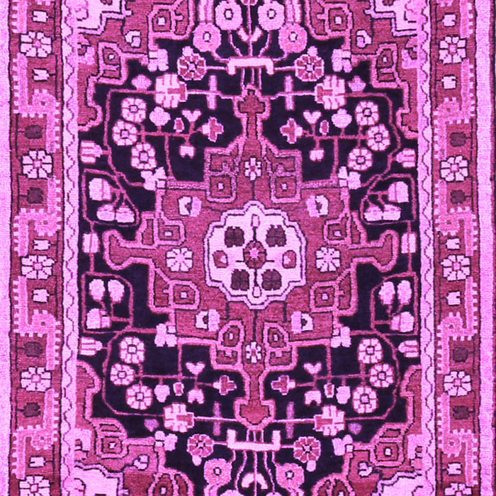 Machine Washable Persian Purple Traditional Area Rugs, wshtr2637pur