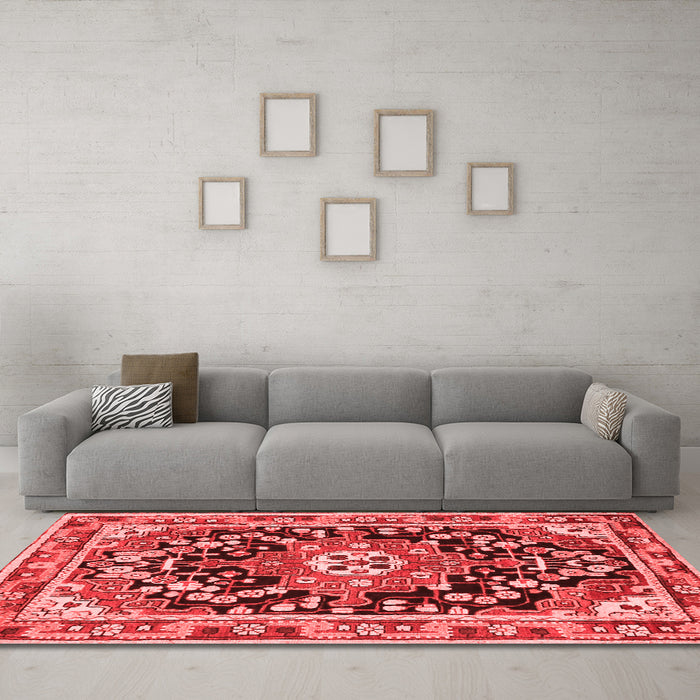 Traditional Red Washable Rugs