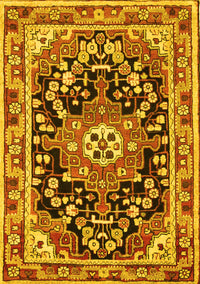 Persian Yellow Traditional Rug, tr2637yw