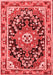 Persian Red Traditional Area Rugs