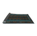 Sideview of Southwestern Light Blue Country Rug, tr2638lblu