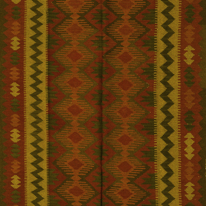 Southwestern Yellow Country Rug, tr2638yw