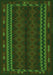 Southwestern Green Country Rug, tr2638grn