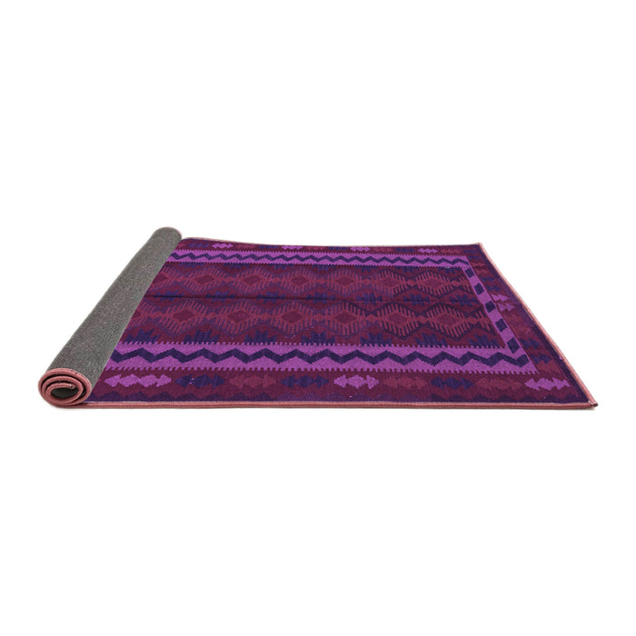 Sideview of Southwestern Purple Country Rug, tr2638pur