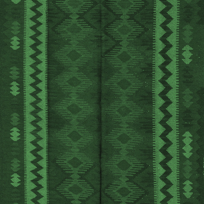 Southwestern Emerald Green Country Rug, tr2638emgrn