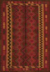 Southwestern Orange Country Rug, tr2638org