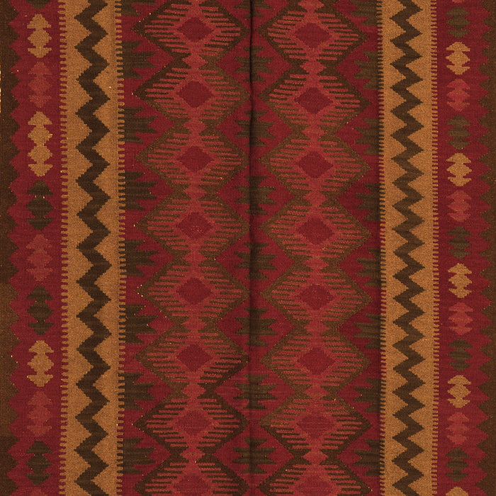 Southwestern Orange Country Rug, tr2638org