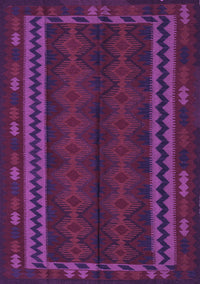 Southwestern Purple Country Rug, tr2638pur