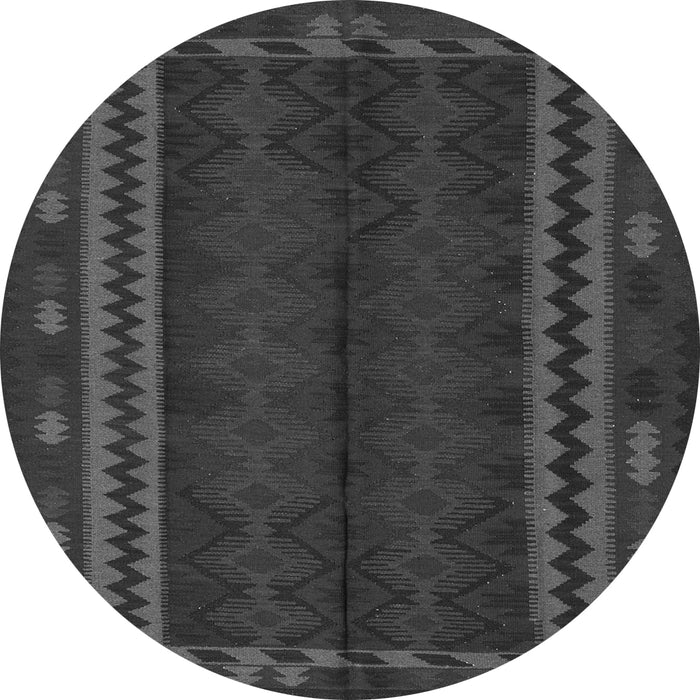 Square Southwestern Gray Country Rug, tr2638gry