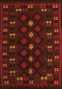 Southwestern Orange Country Rug, tr2639org