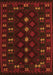 Southwestern Orange Country Rug, tr2639org