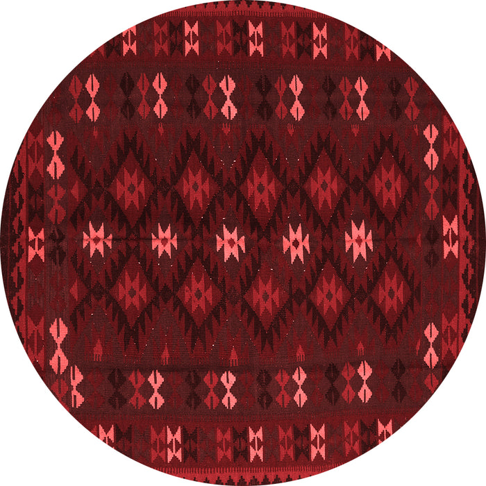 Machine Washable Southwestern Red Country Rug, wshtr2639red