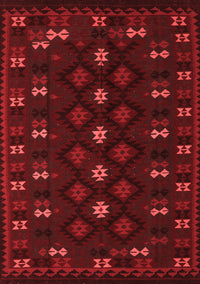 Southwestern Red Country Rug, tr2639red