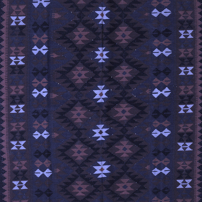 Southwestern Blue Country Rug, tr2639blu