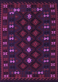 Southwestern Purple Country Rug, tr2639pur