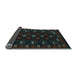 Sideview of Southwestern Light Blue Country Rug, tr2639lblu