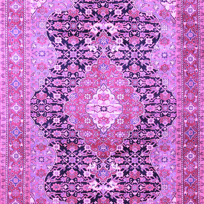 Medallion Purple Traditional Rug, tr263pur