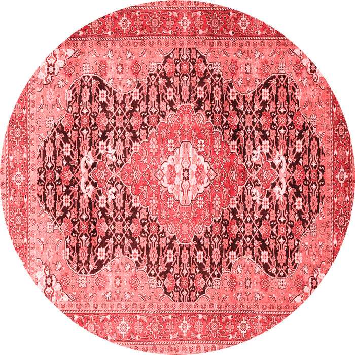 Medallion Red Traditional Rug, tr263red