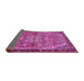 Sideview of Persian Pink Traditional Rug, tr2640pnk