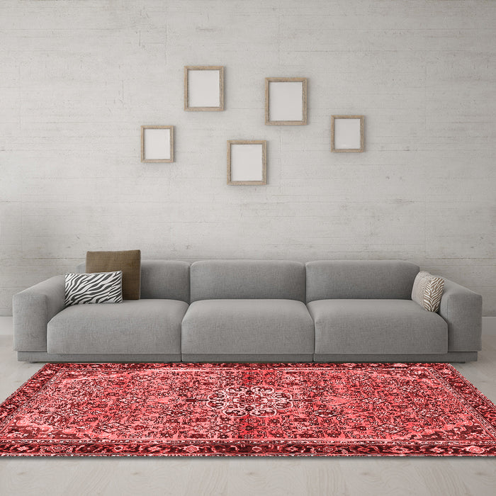 Traditional Red Washable Rugs