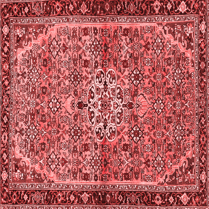 Machine Washable Persian Red Traditional Rug, wshtr2640red