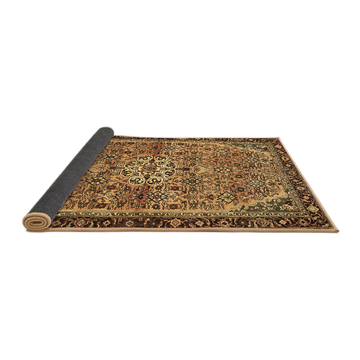 Sideview of Persian Brown Traditional Rug, tr2640brn