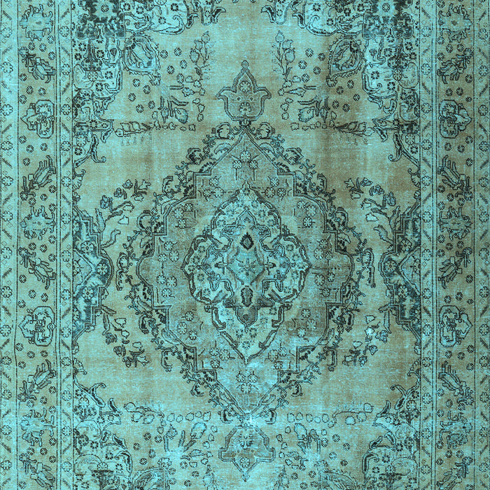 Machine Washable Persian Light Blue Traditional Rug, wshtr2641lblu