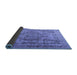 Sideview of Persian Blue Traditional Rug, tr2641blu