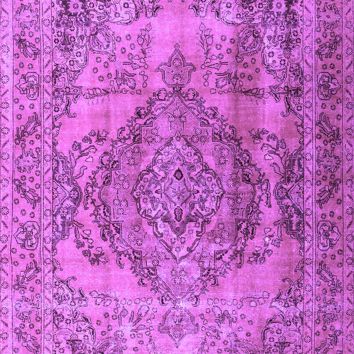Machine Washable Persian Purple Traditional Area Rugs, wshtr2641pur