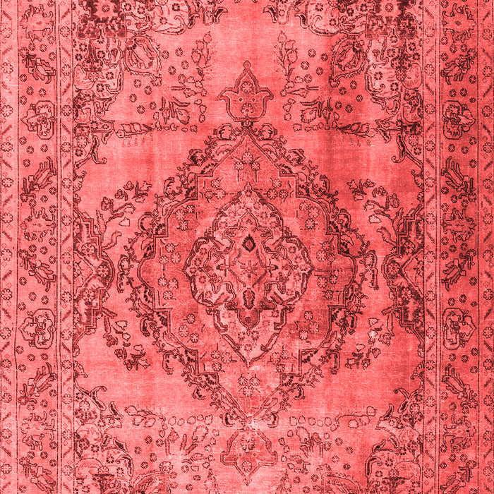 Machine Washable Persian Red Traditional Rug, wshtr2641red