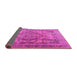 Sideview of Persian Pink Traditional Rug, tr2641pnk