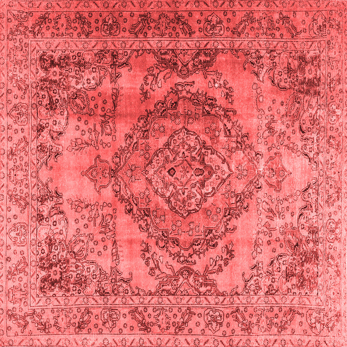Machine Washable Persian Red Traditional Rug, wshtr2641red