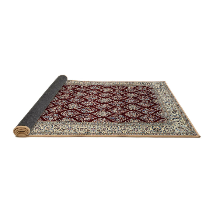 Sideview of Traditional Tan Brown Persian Rug, tr2643