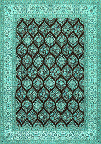 Persian Turquoise Traditional Rug, tr2643turq